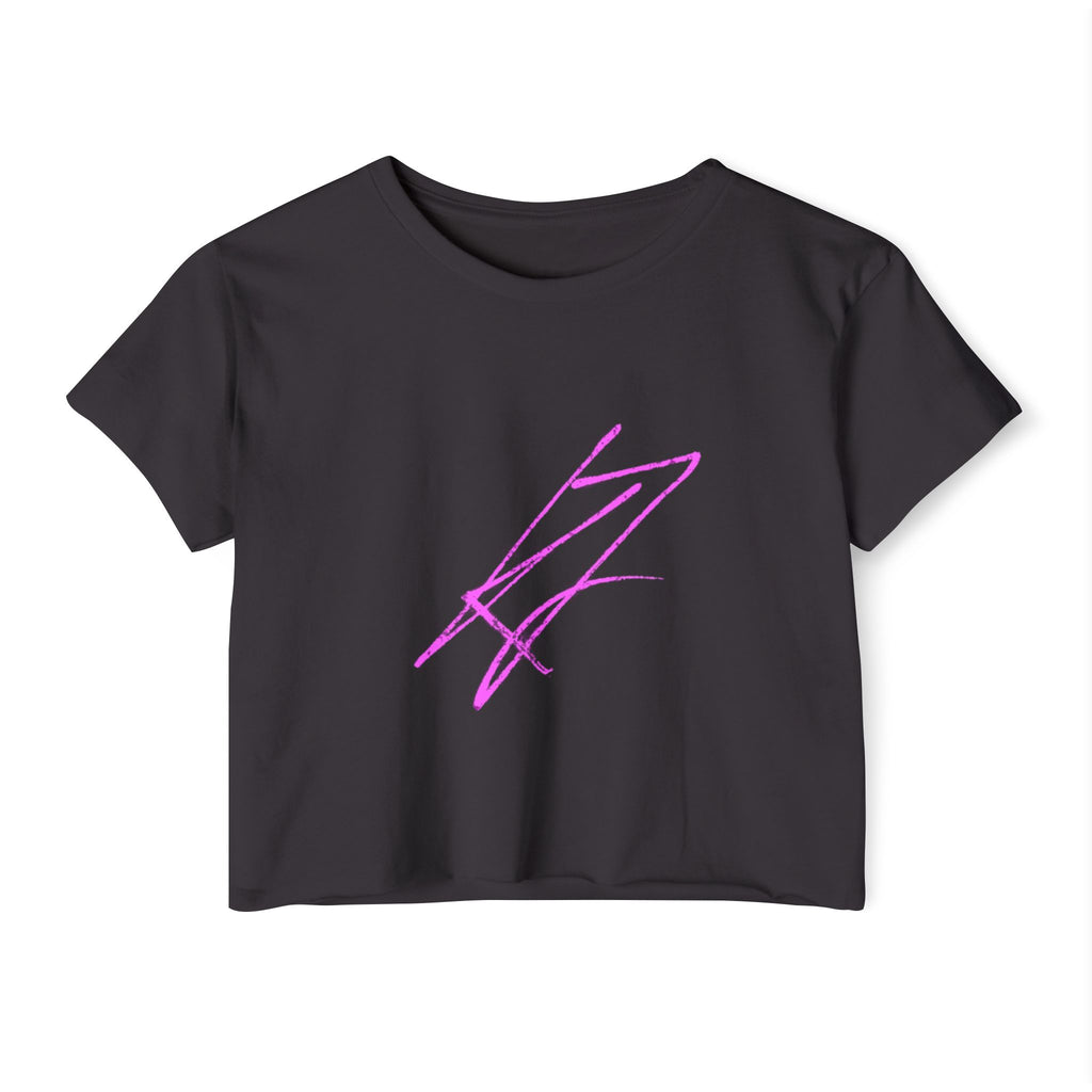 KYLLJXY Festival Crop Top | KYLITJKEY Vertical Phrase Crop Top