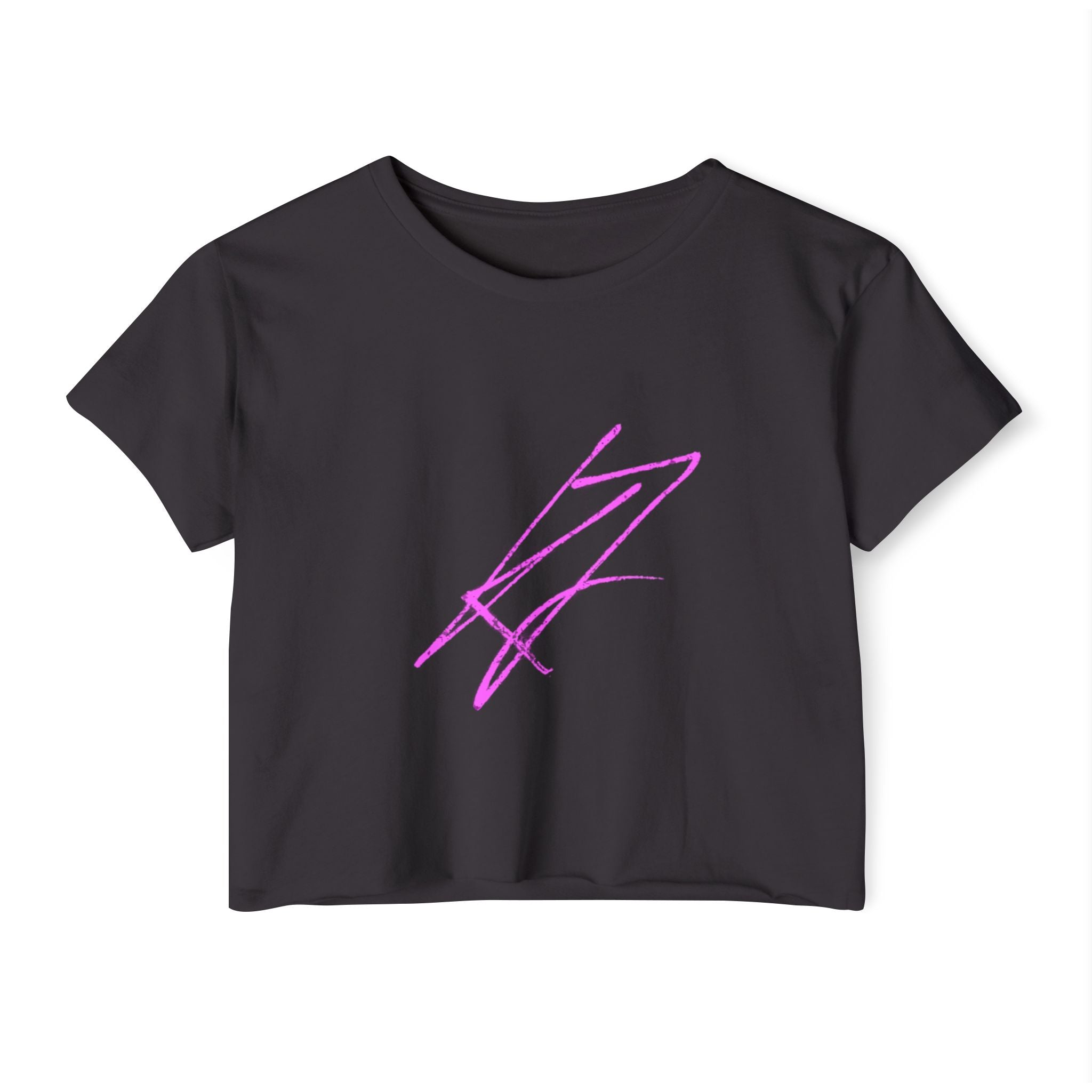 KYLLJXY Festival Crop Top | KYLITJKEY Vertical Phrase Crop Top