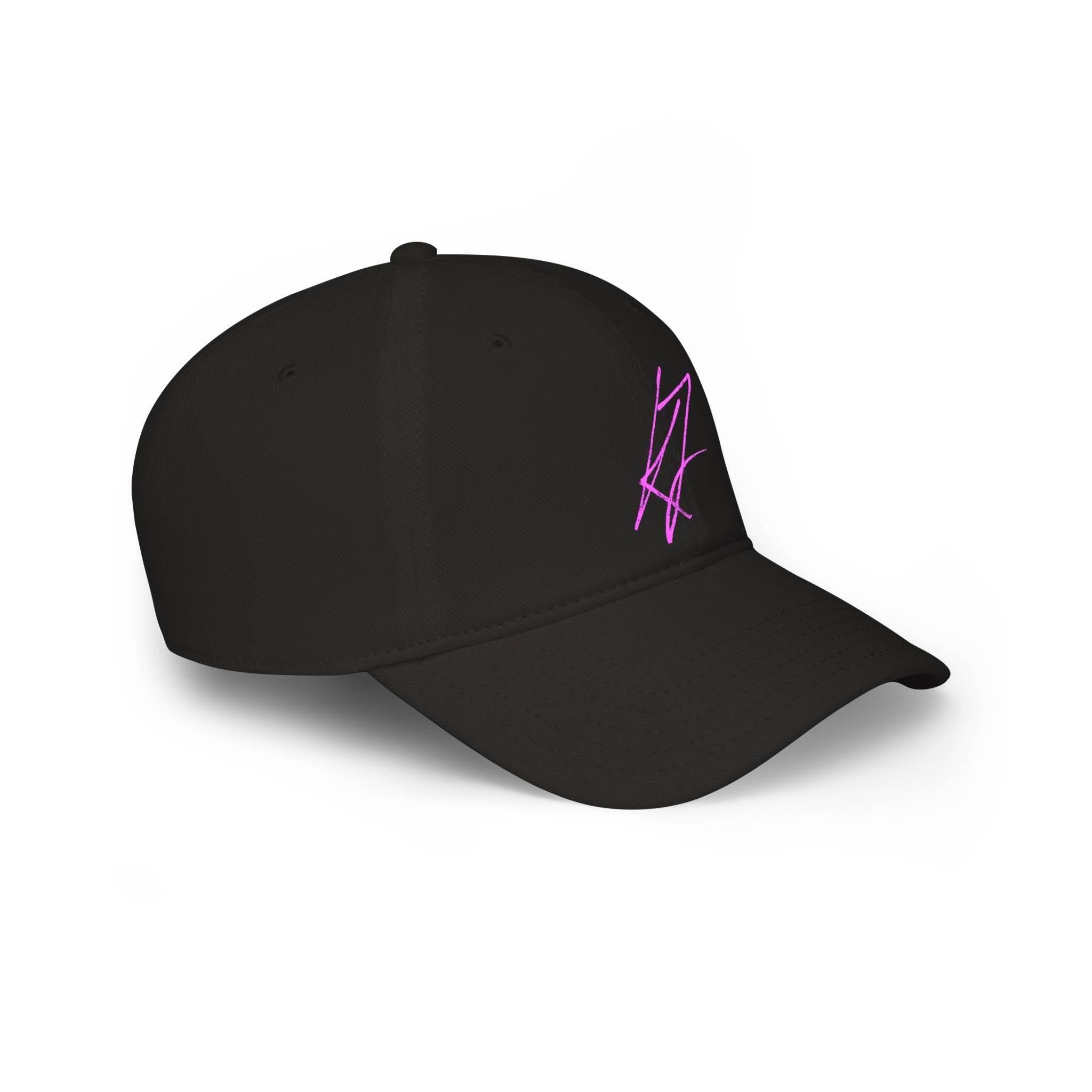 KYLLJXY | Pink Neon Sketch Logo on Black