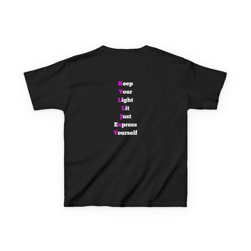 KYLLJXY Kids Tee | Keep Your Light Lit Just Express Yourself