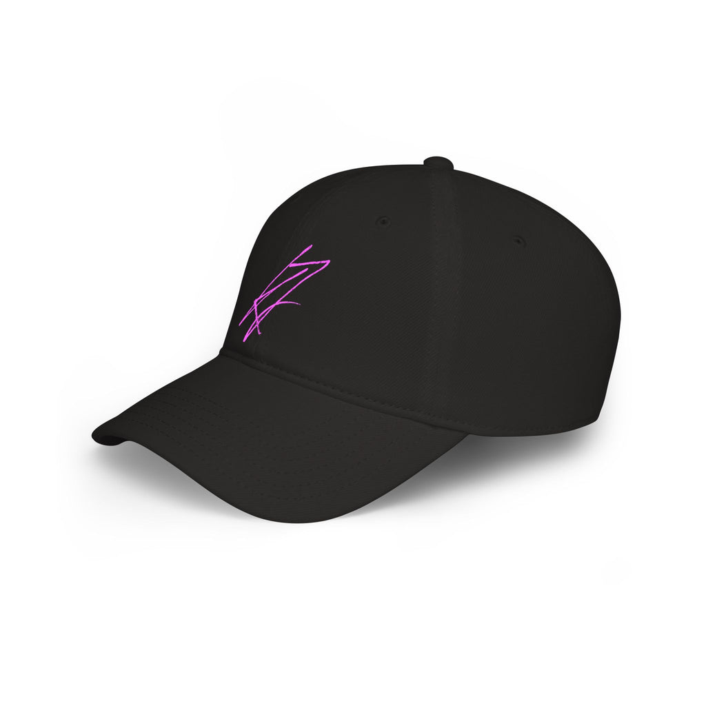 KYLLJXY | Pink Neon Sketch Logo on Black