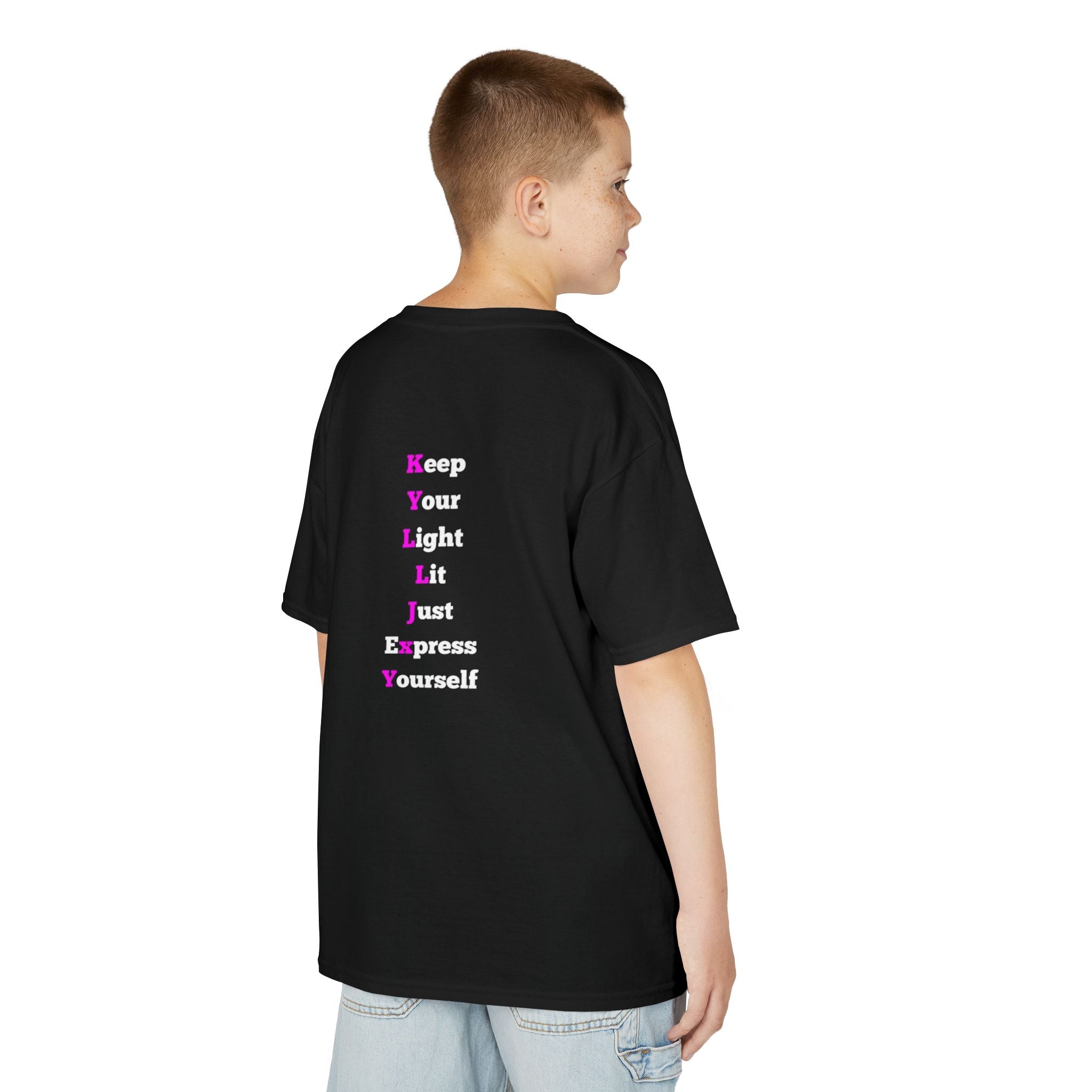 KYLLJXY Kids Tee | Keep Your Light Lit Just Express Yourself